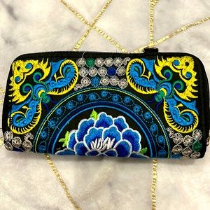 Authentic artisanal Mexican wallet.